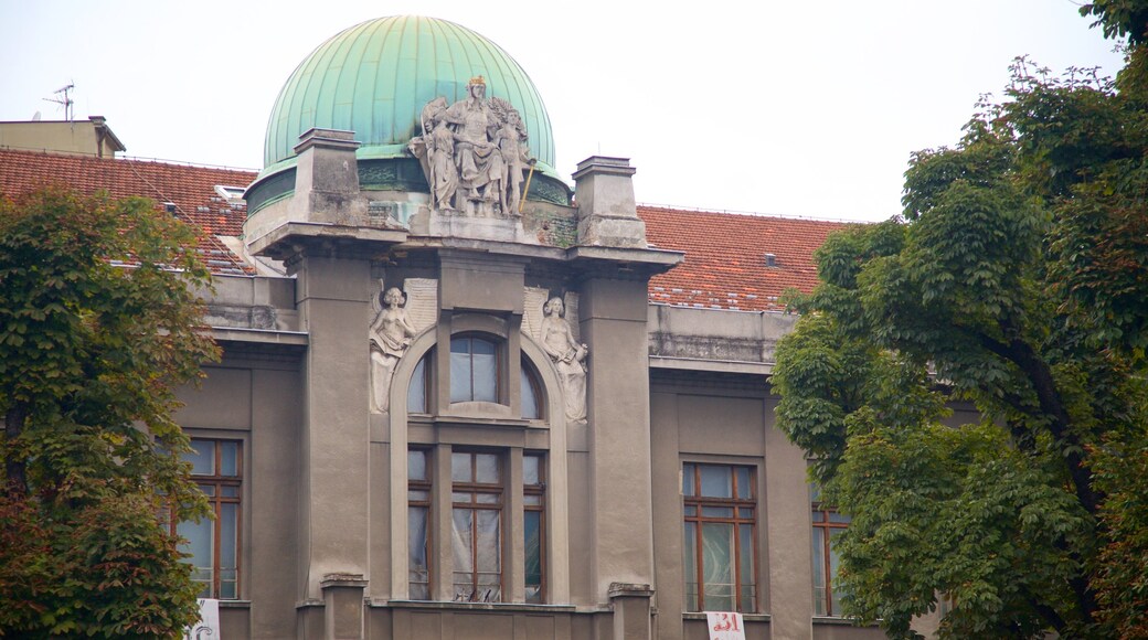 Museo Etnográfico ofreciendo patrimonio de arquitectura