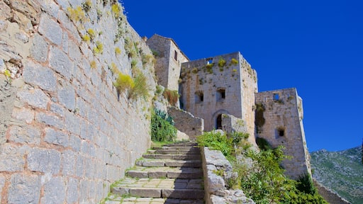 Klis Fortress which includes building ruins and heritage elements