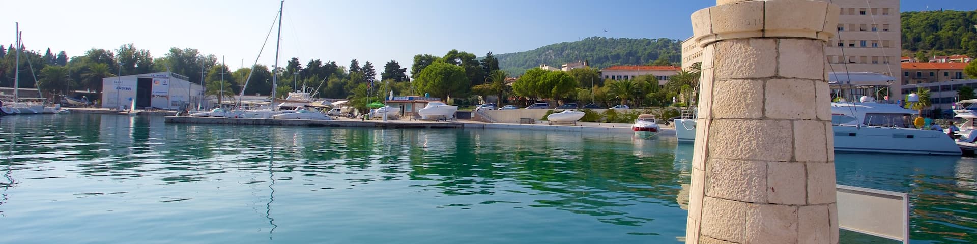 Split Marina showing sailing and a bay or harbor