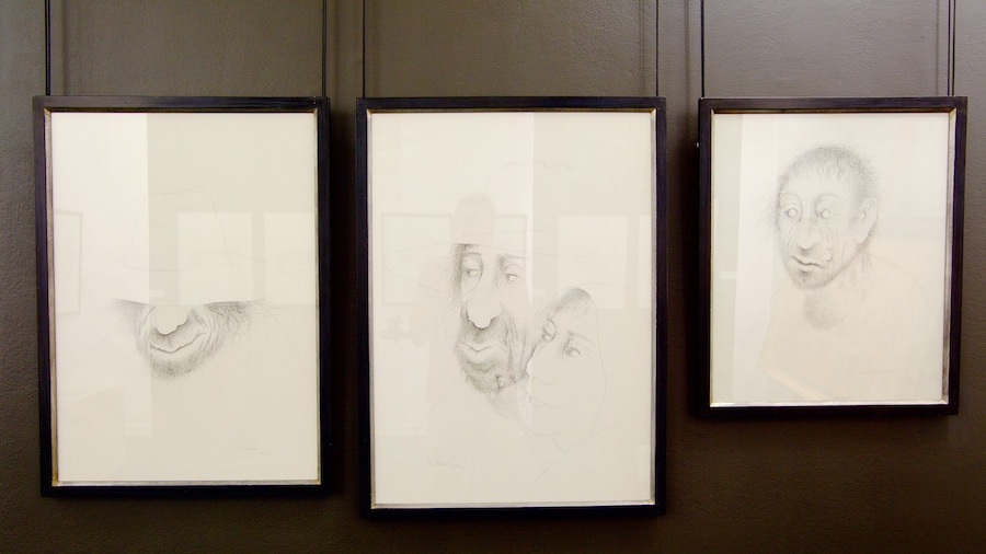 Kroatisches Museum für Naive Kunst das einen Innenansichten und Kunst