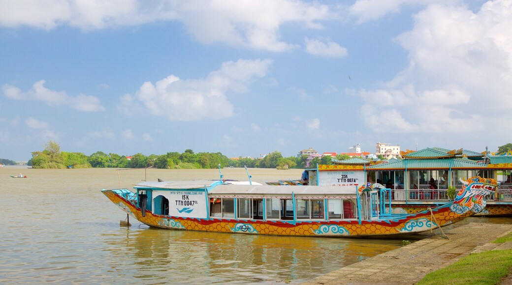 Hue which includes a river or creek and boating