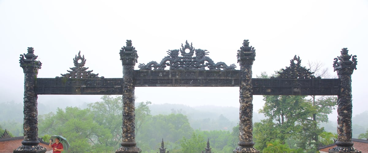 Tomb of Khai Dinh as well as an individual male