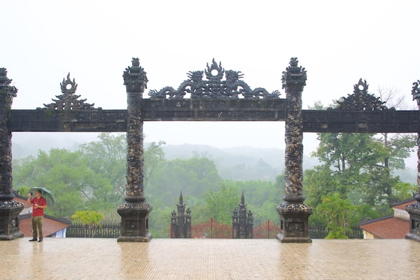 Tomb of Khai Dinh as well as an individual male