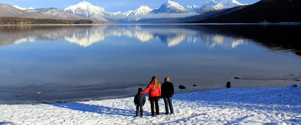 Whitefish featuring snow, mountains and landscape views