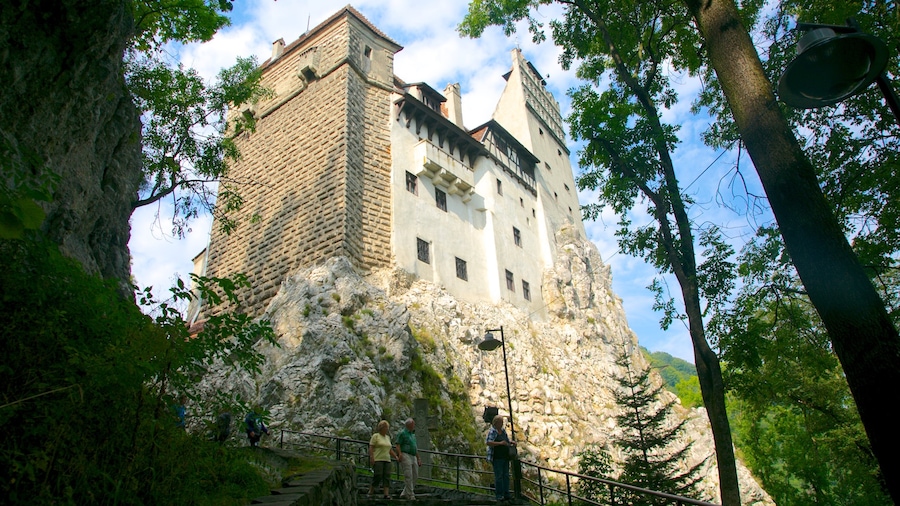 Bran Castle showing heritage architecture and chateau or palace