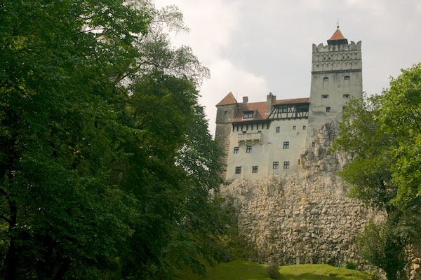 Bran Castle mit einem historische Architektur und Palast oder Schloss