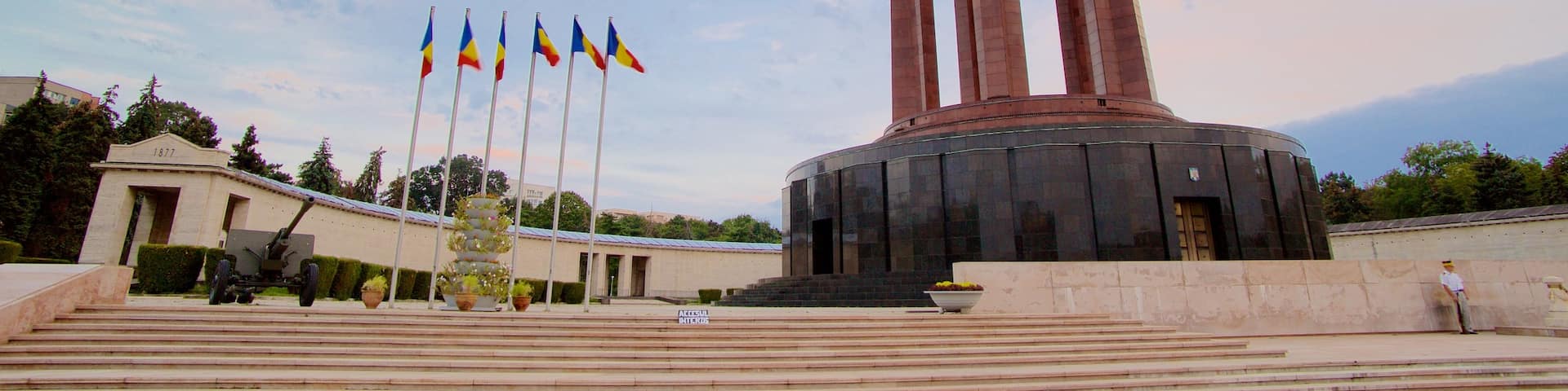 Carol Park mit einem Monument