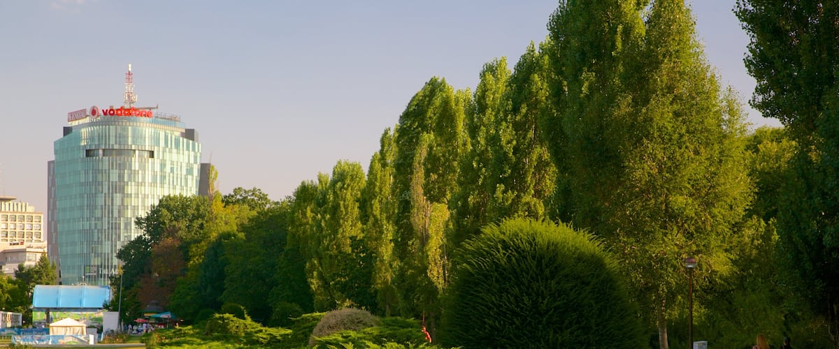 Herastrau Park featuring a garden