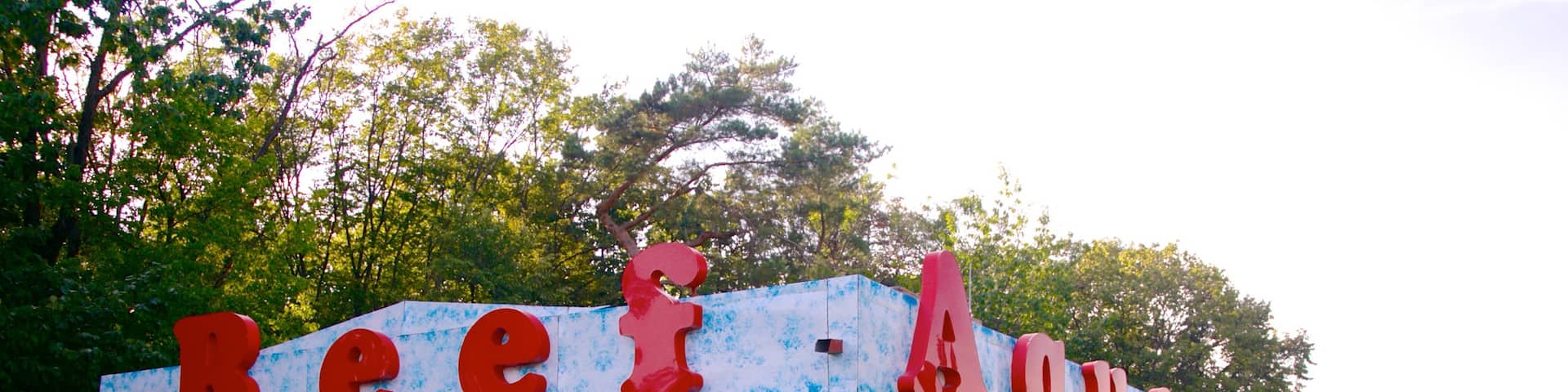 Herastrau Park mit einem Beschilderung und Meeresbewohner