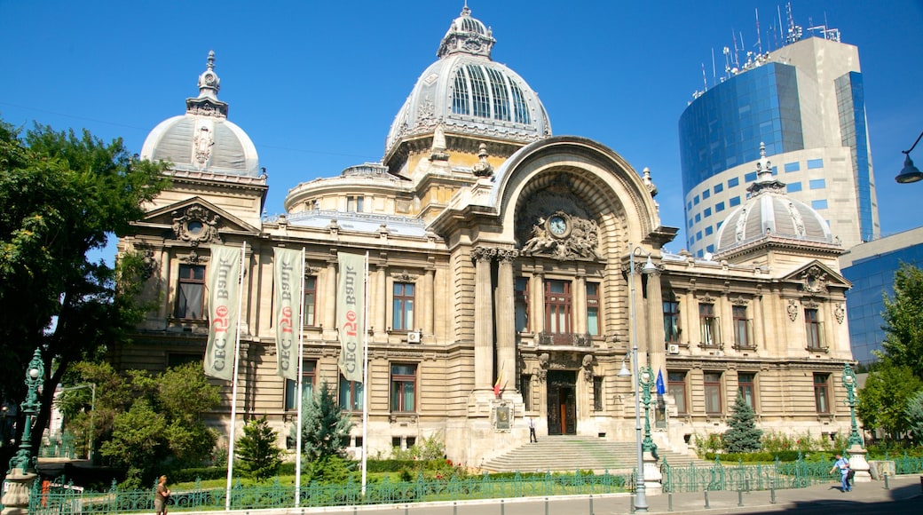 Bucharest mit einem historische Architektur, Geschichtliches und Palast oder Schloss