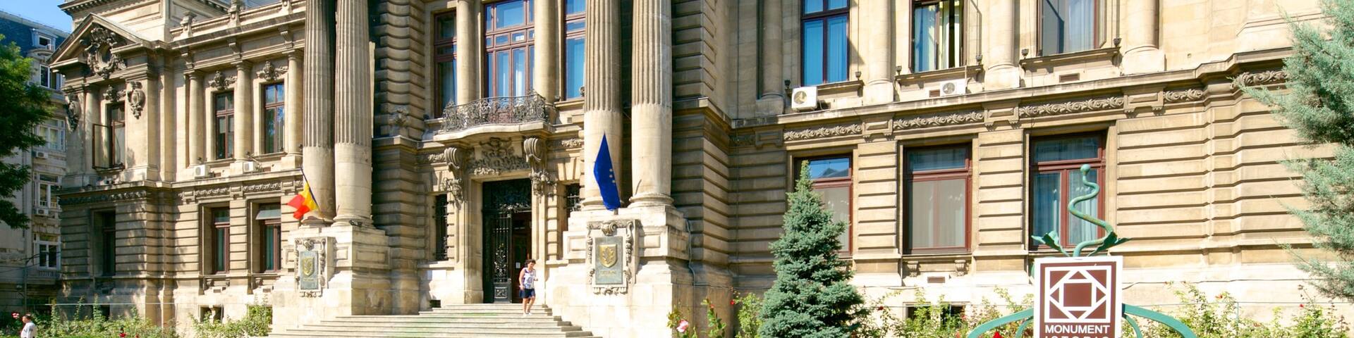 Bucharest featuring heritage architecture and chateau or palace