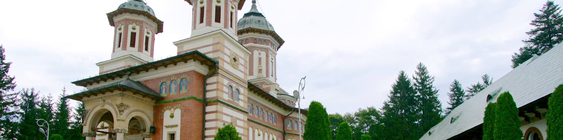 Sinaia Monastery which includes a church or cathedral and heritage architecture