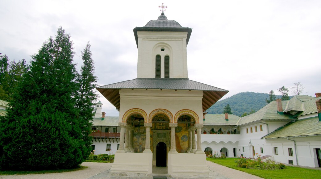 Bucarest ofreciendo aspectos religiosos, una iglesia o catedral y arquitectura patrimonial