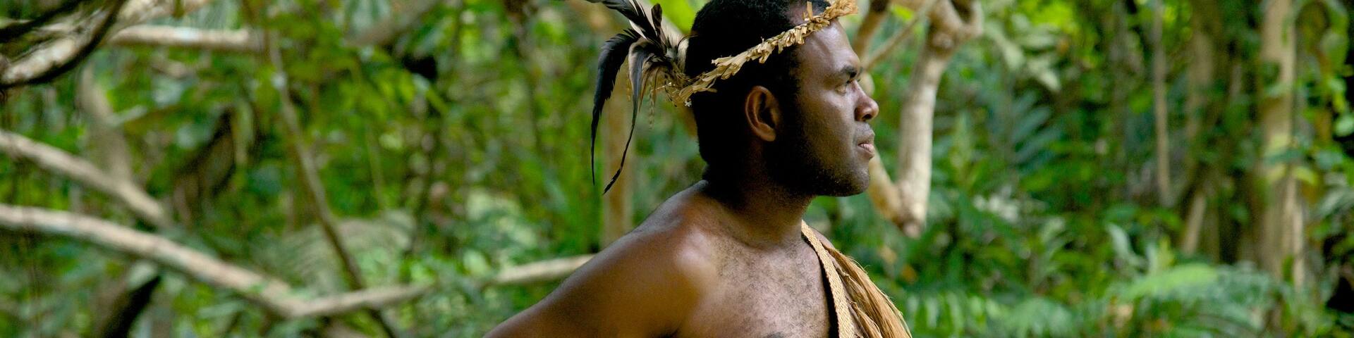 Port Vila featuring indigenous culture as well as an individual male