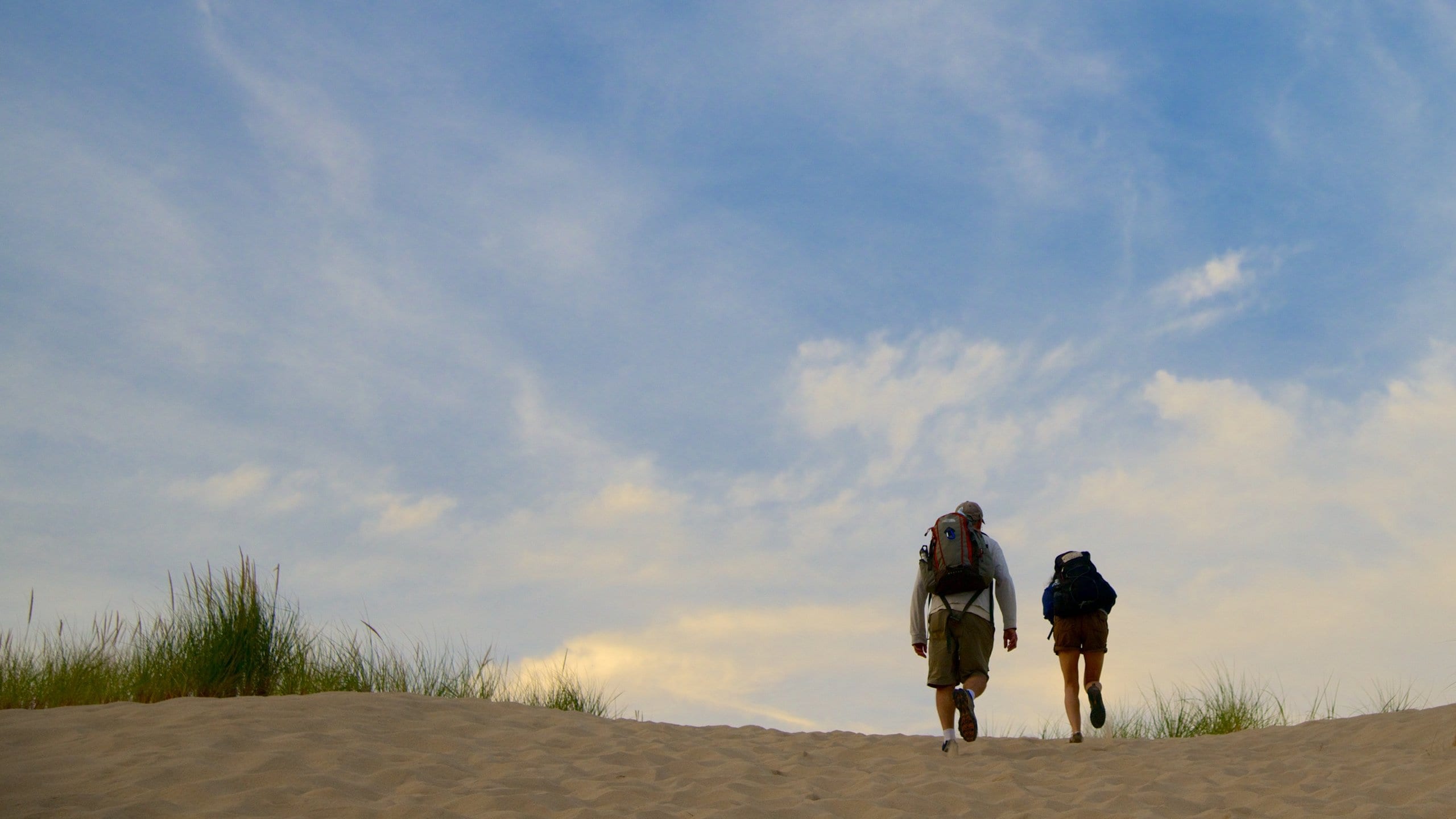 Eastham showing hiking or walking