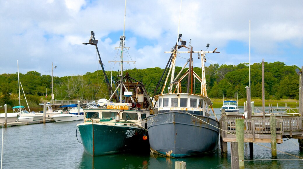 Orleans toont een jachthaven