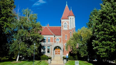 Laconia featuring a church or cathedral