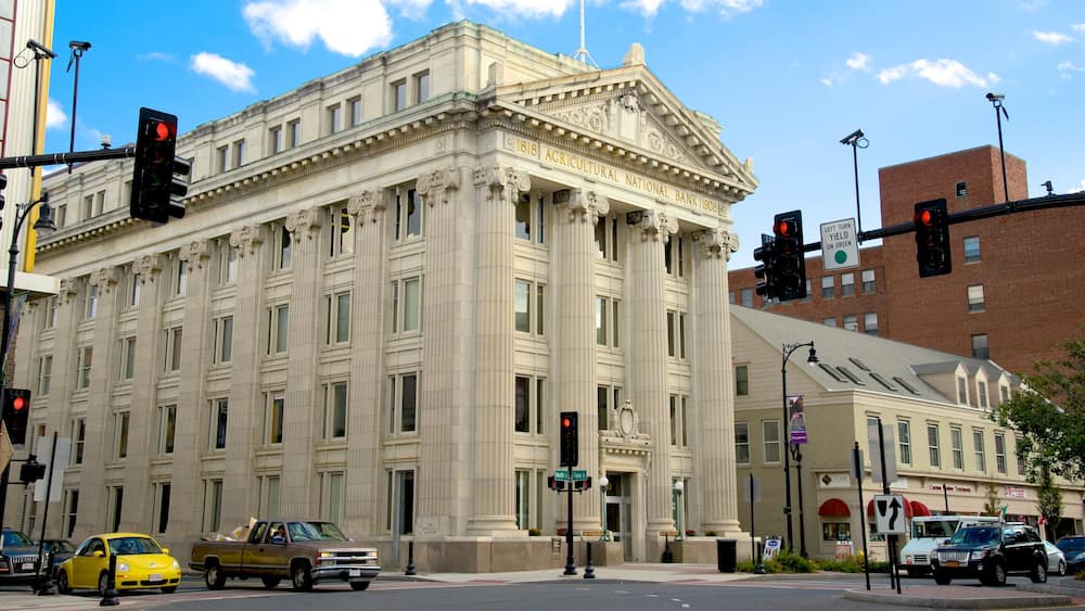 Pittsfield mit einem Stadt