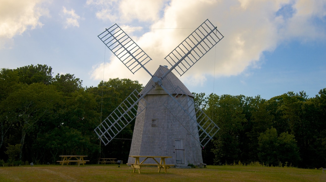 Brewster featuring a windmill