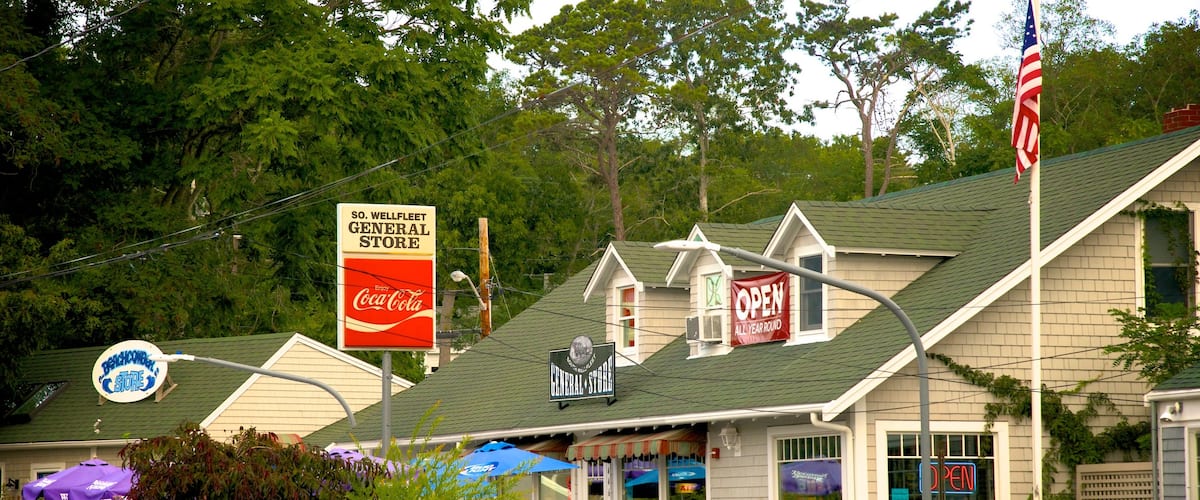 South Wellfleet showing shopping