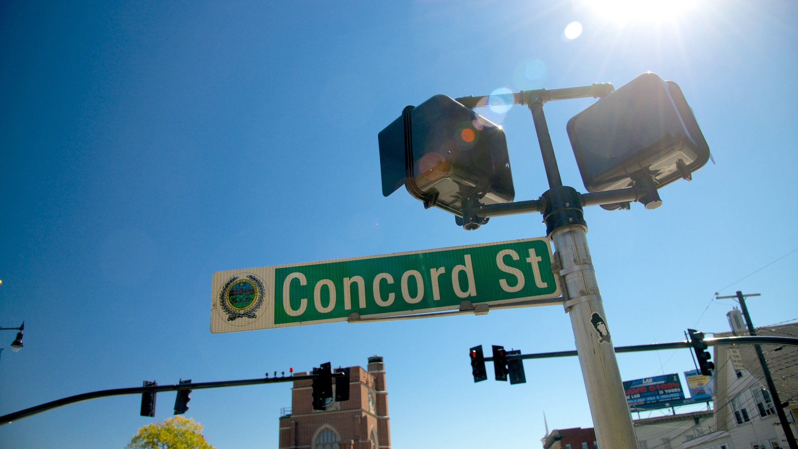 Nashua showing signage