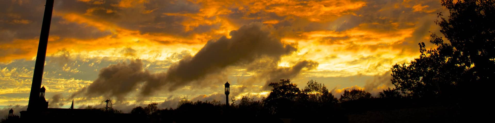 Turners Falls featuring night scenes and fall colors