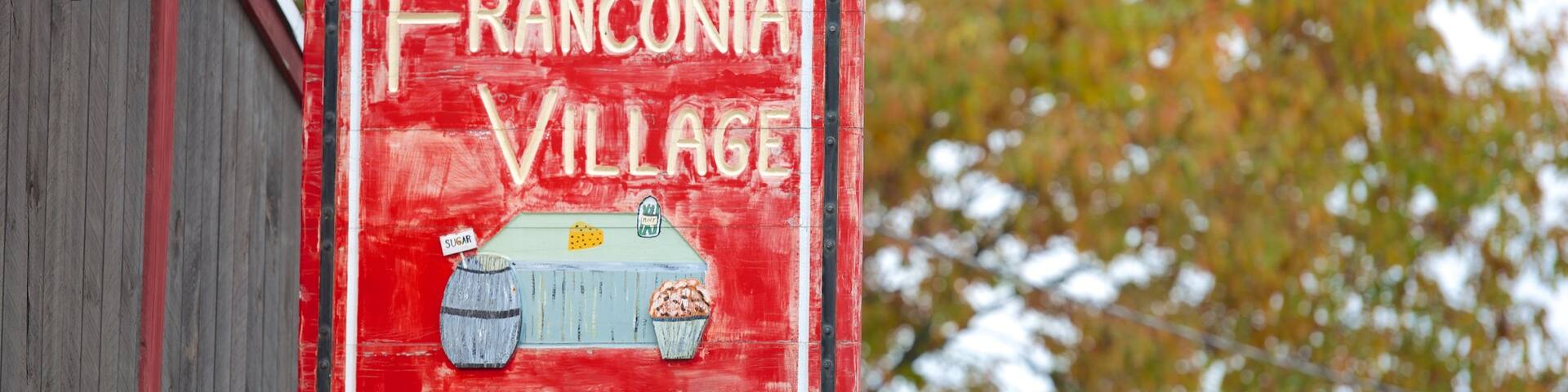 Franconia ofreciendo señalización