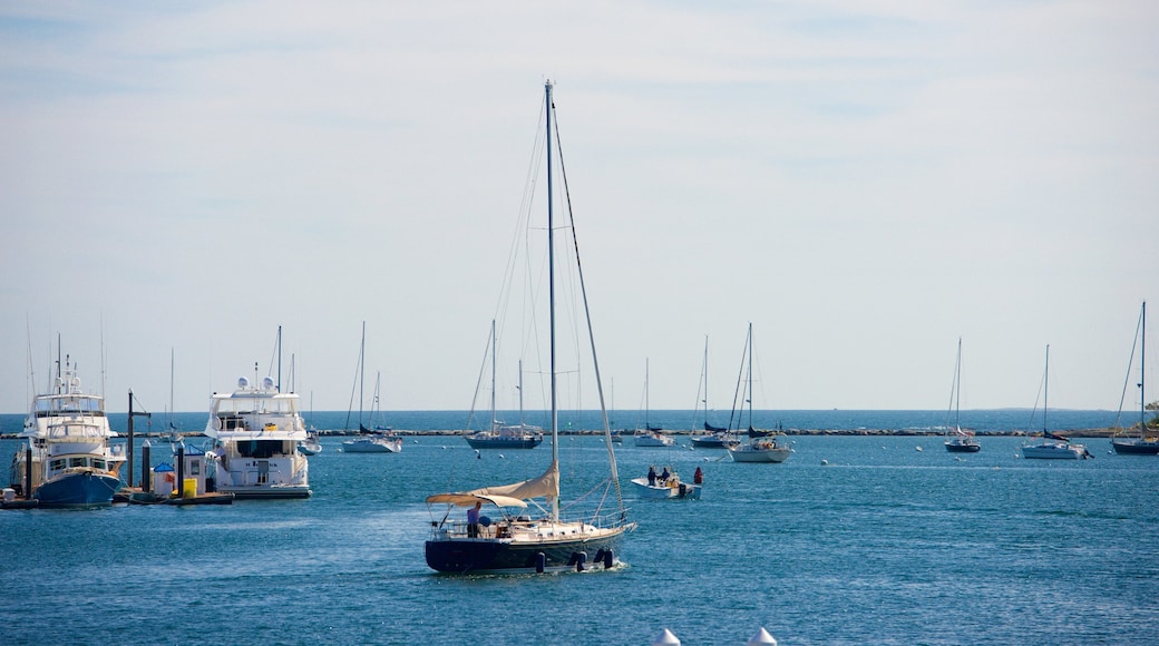 New Castle showing sailing