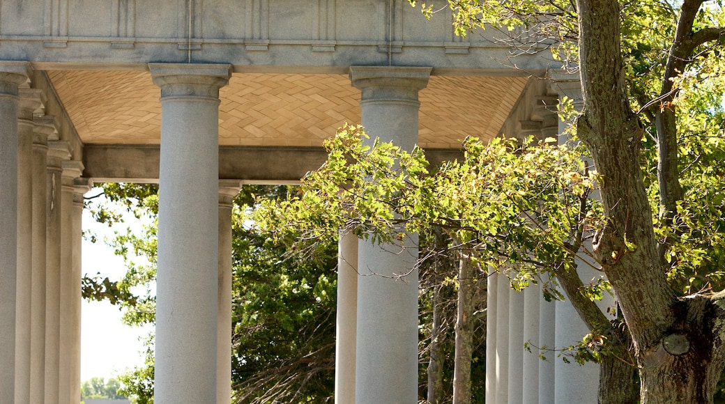 Plymouth Rock mettant en vedette parc