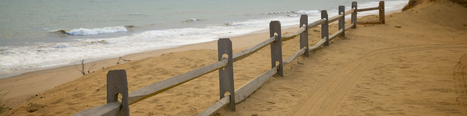 Cahoon Hollow Beach featuring a sandy beach