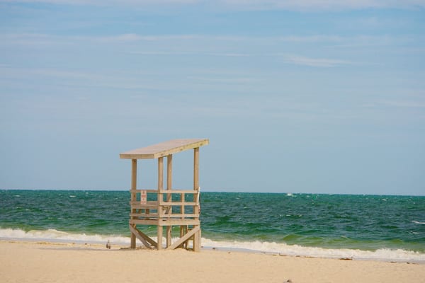 Plage Seagull mettant en vedette plage