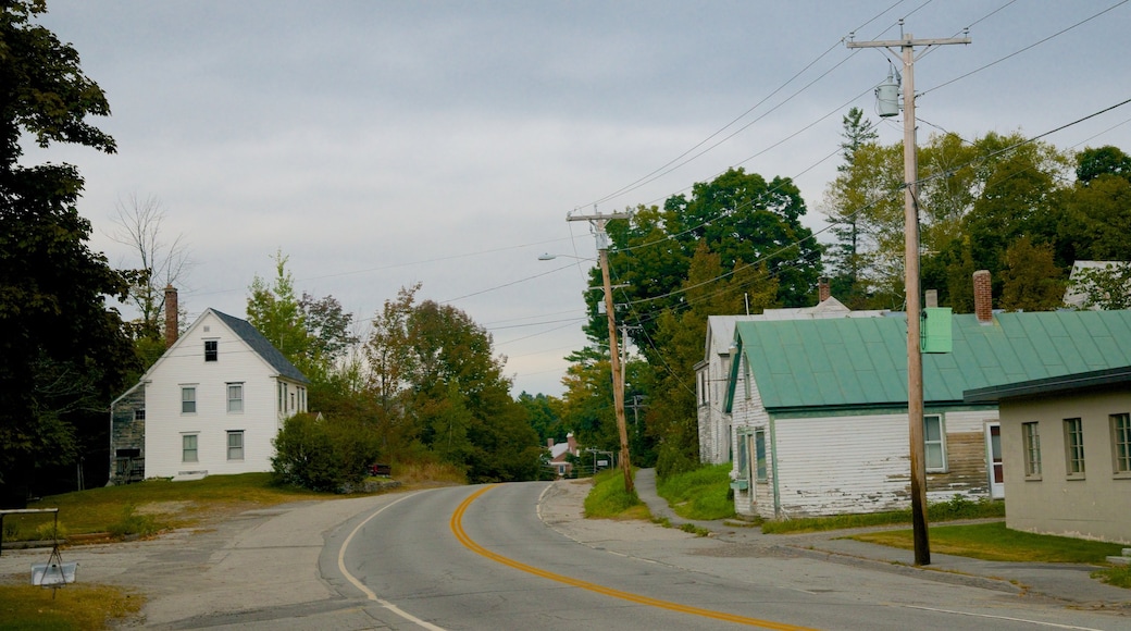 Maine featuring a small town or village, a house and street scenes