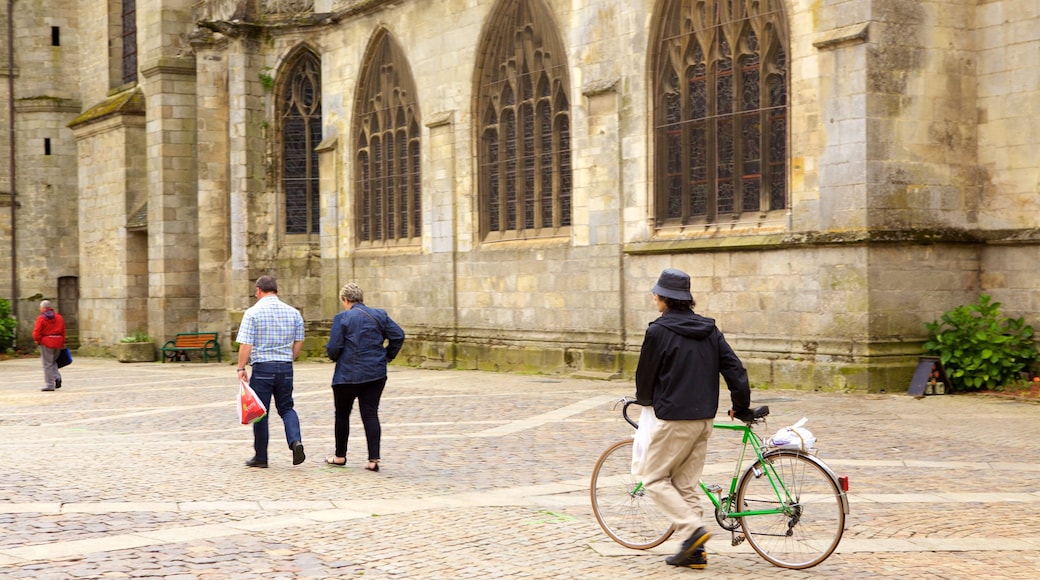 Alencon which includes a square or plaza, cycling and heritage architecture