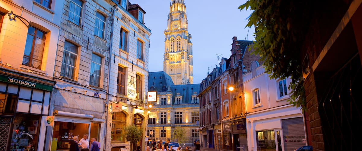 Arras mettant en vedette scènes de rue, scènes de nuit et patrimoine historique