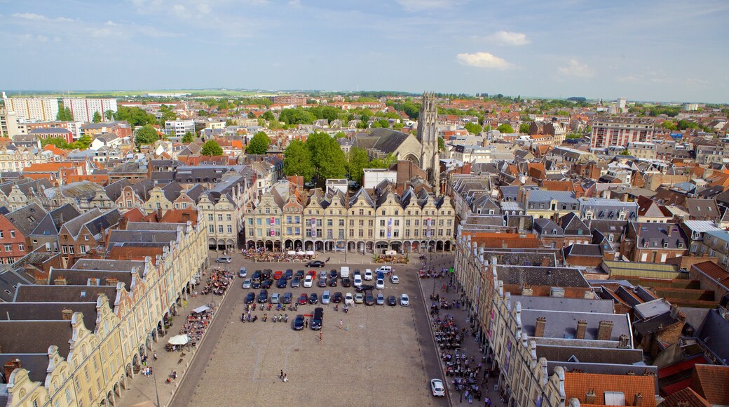 Arras showing a square or plaza and a city