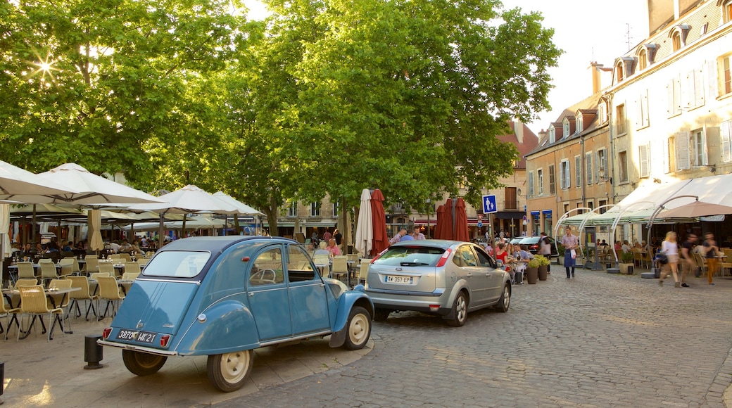 Dijon presenterar en stad och gatuliv