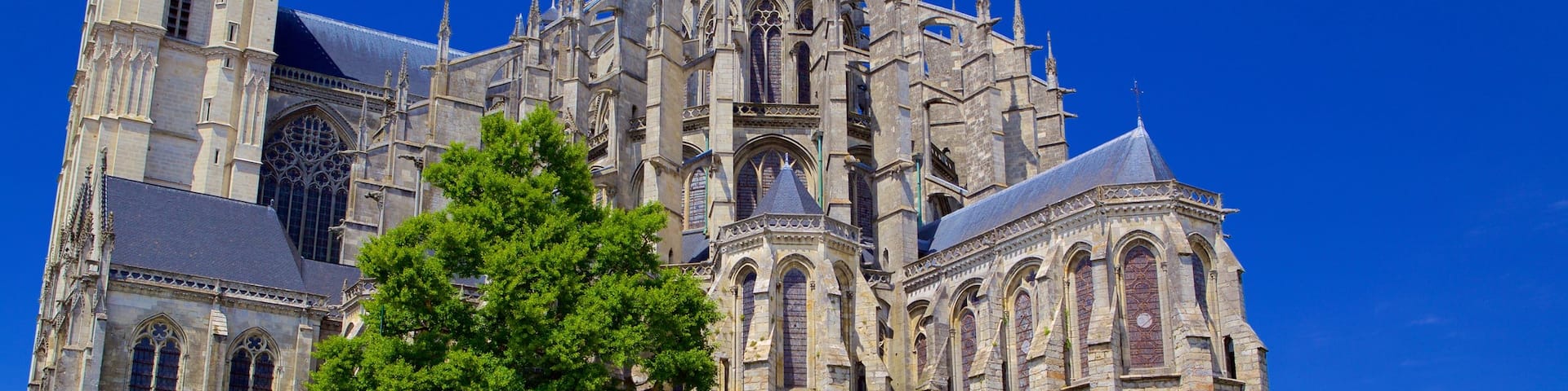 Le Mans featuring a church or cathedral, heritage elements and heritage architecture