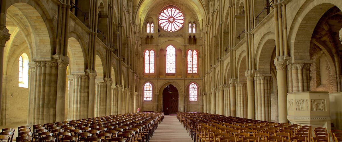 Basilique Saint-Remi qui includes vues intérieures, patrimoine historique et patrimoine architectural