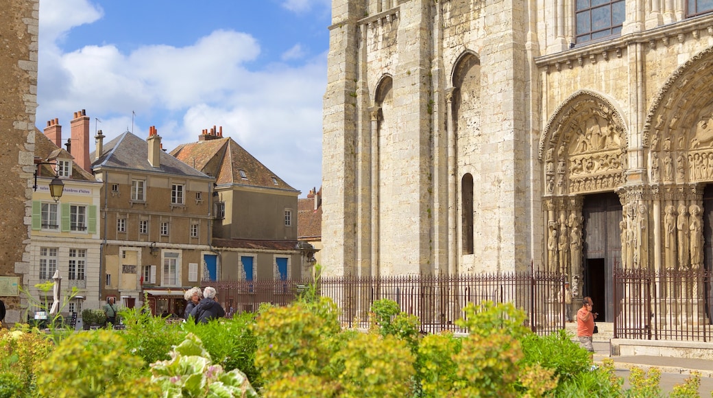 Chartres showing heritage architecture and heritage elements