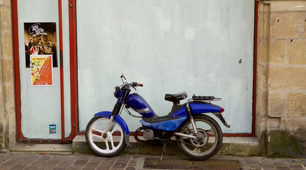 Place Plumereau showing motorcycle riding