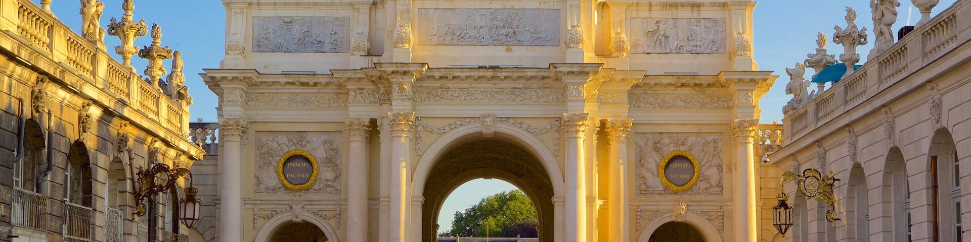 Place Stanislas which includes heritage elements and heritage architecture
