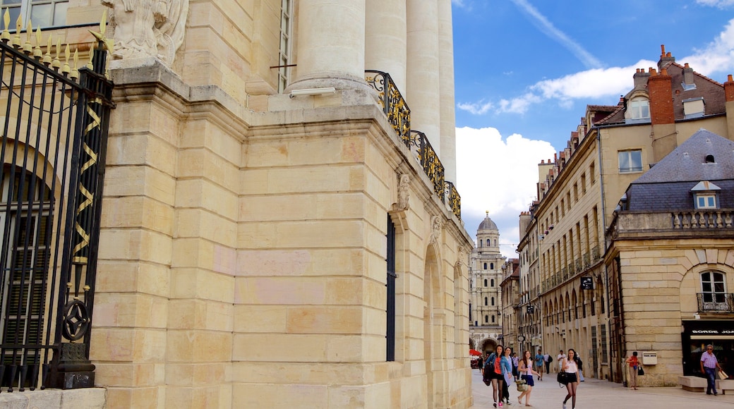 Palace of the Dukes which includes heritage elements and street scenes