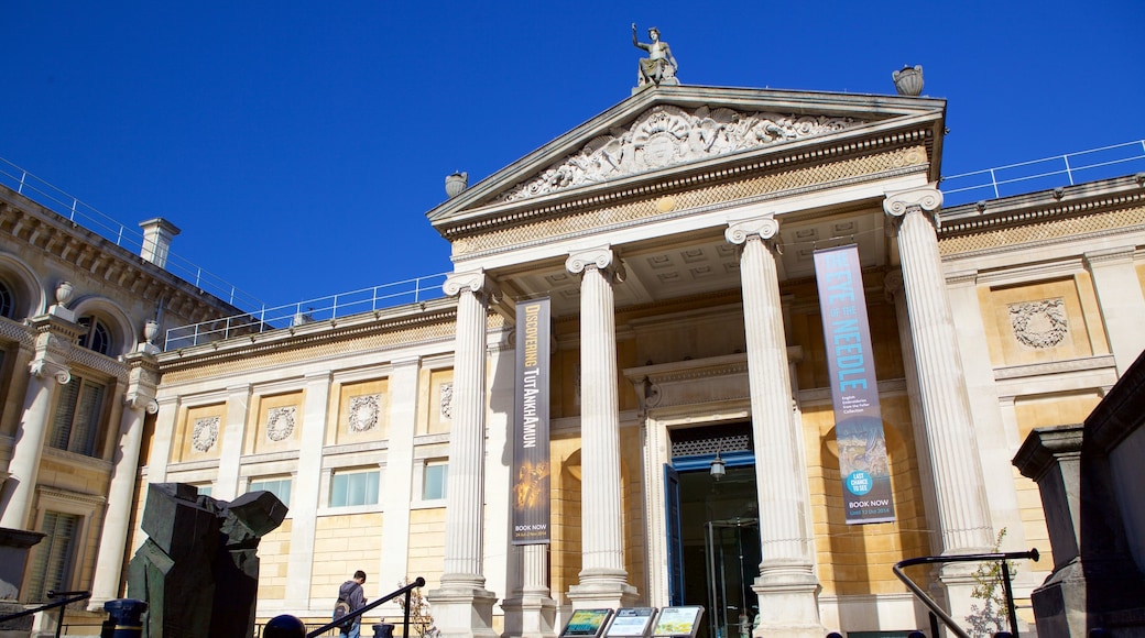 Ashmolean Museum que incluye arquitectura patrimonial y elementos patrimoniales