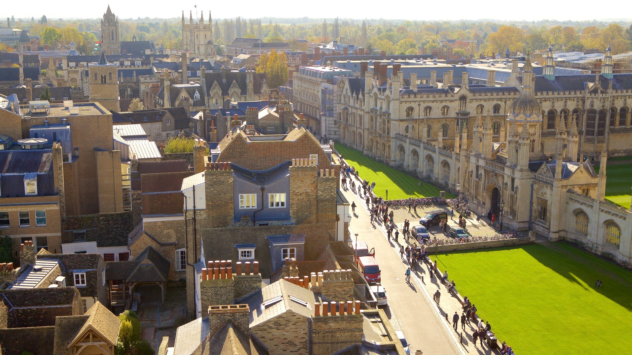 Cambridge which includes heritage elements and a city