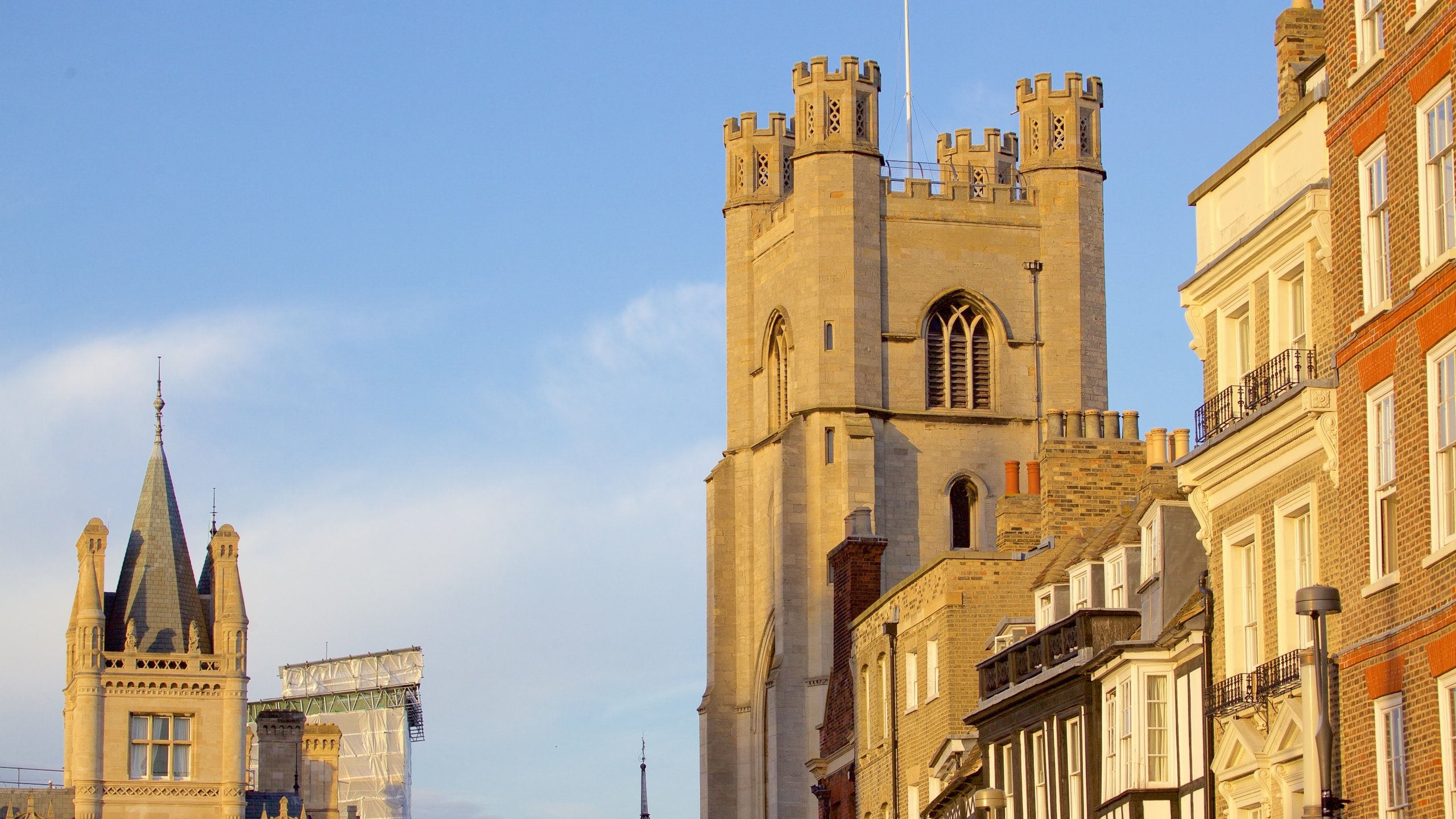 Cambridge which includes heritage architecture and heritage elements