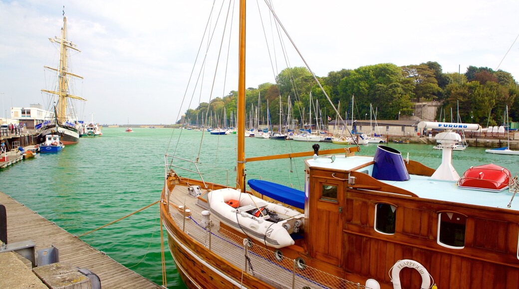 Weymouth which includes a bay or harbour and boating