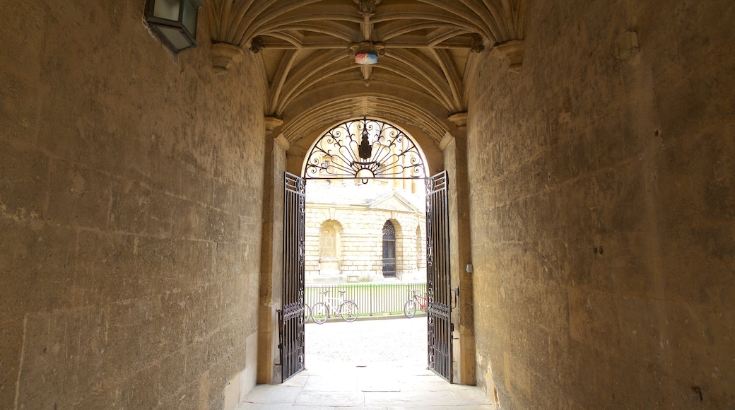 Bodleian Library que inclui elementos de patrimônio