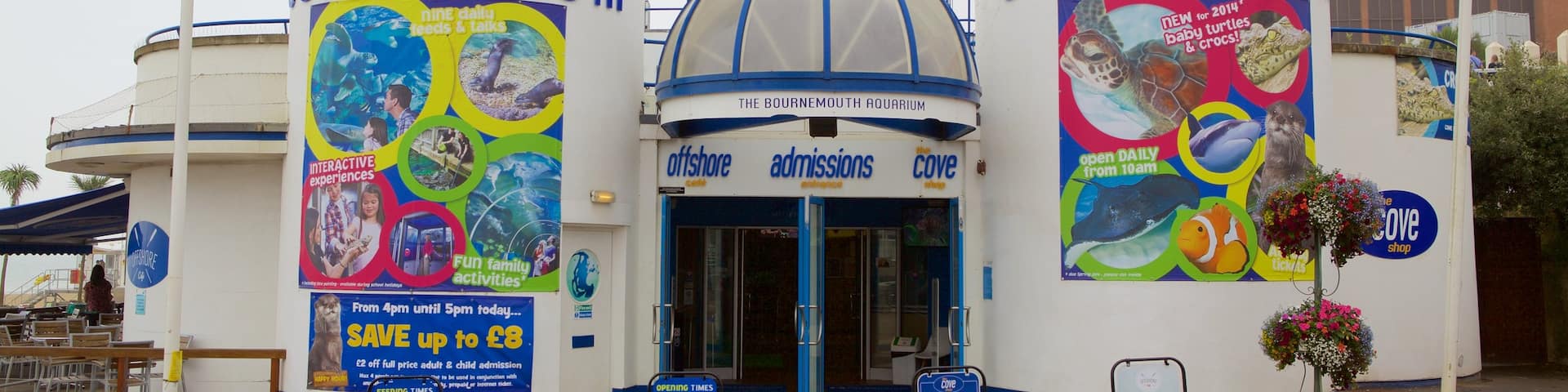 Oceanarium showing marine life