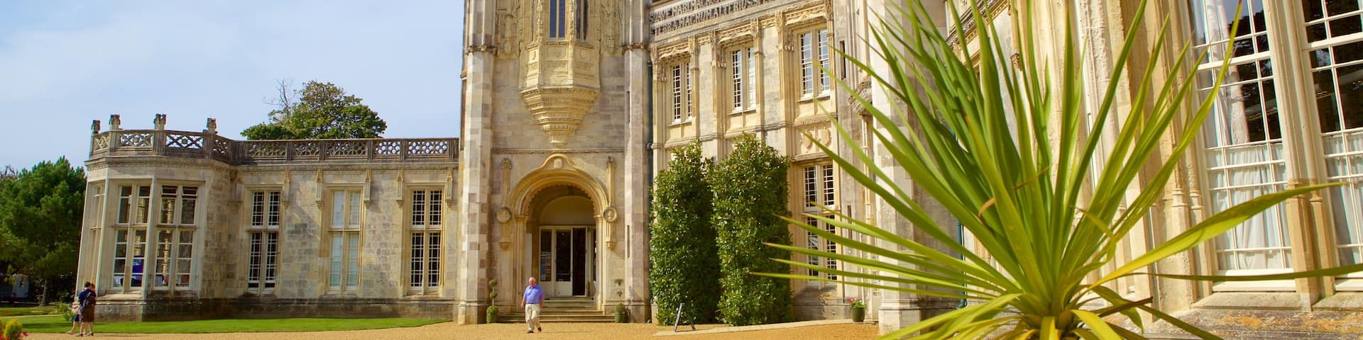 Castillo de Highcliffe ofreciendo elementos del patrimonio y patrimonio de arquitectura