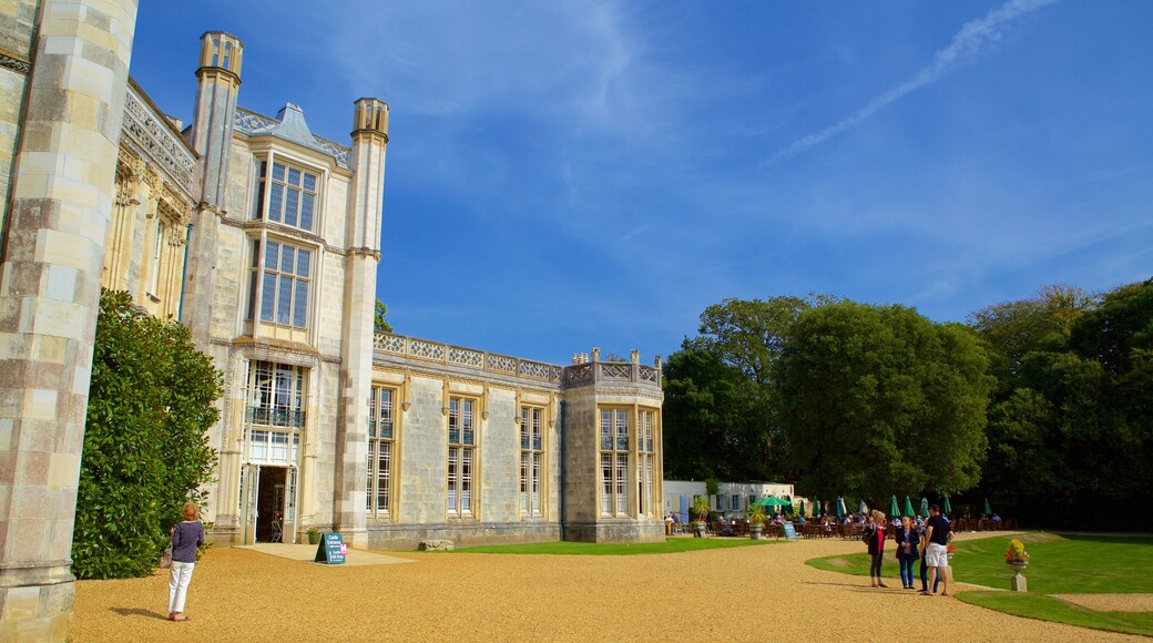 Highcliffe Castle featuring heritage architecture and heritage elements